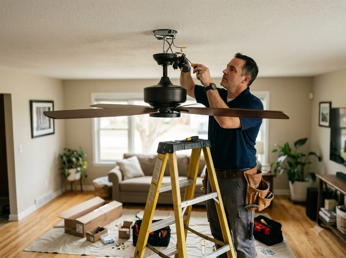 Ceiling Fan Installation in Killeen TX