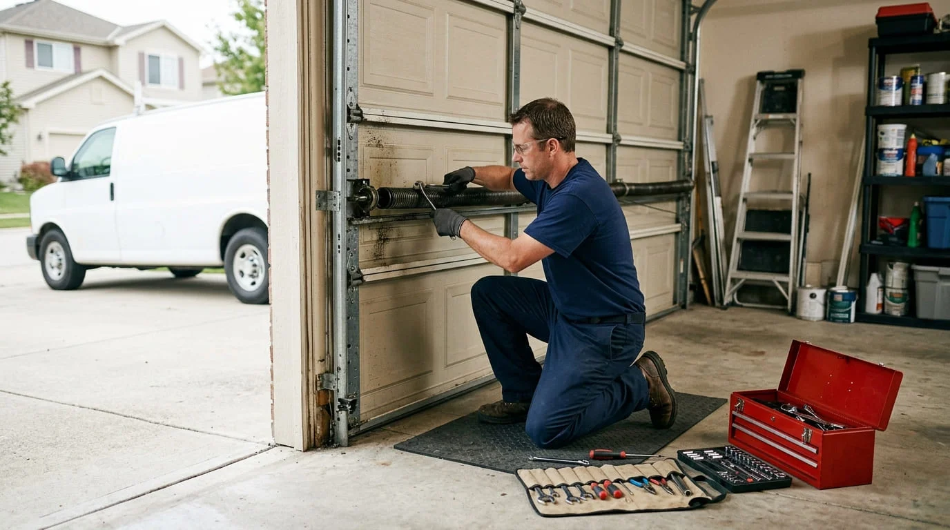 Garage Door Spring Replacement in Killeen TX