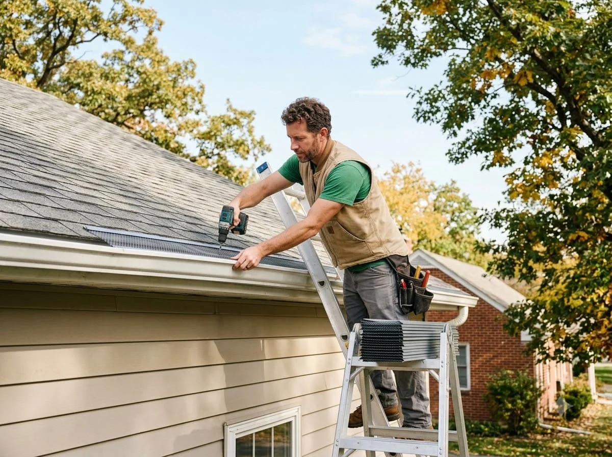 Gutter Guard Installation