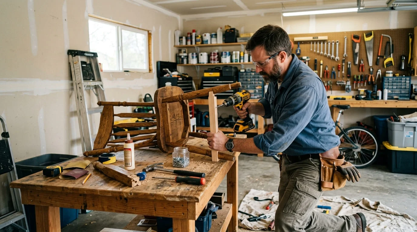 Professional handyman at work in Killeen TX