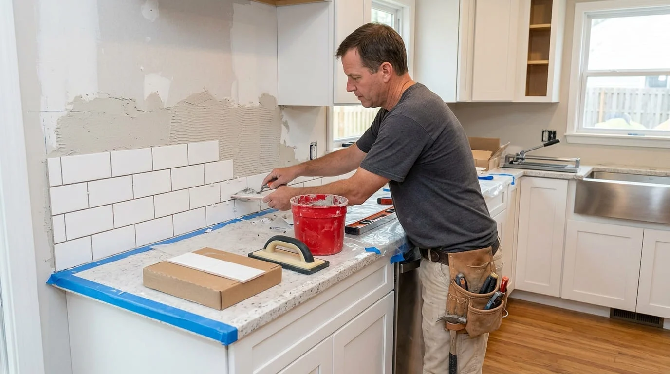 Kitchen Backsplash Installation