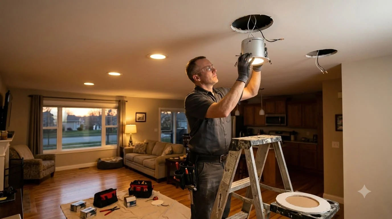 Recessed Lighting Installation in Killeen TX