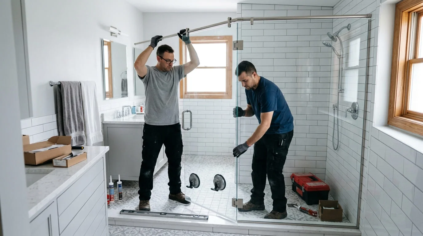 Shower Door Installation